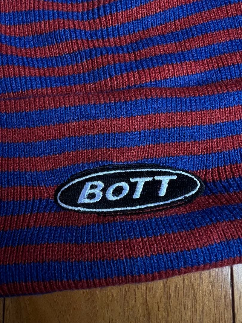 BoTT Stripe Beanie ボンボンニット帽