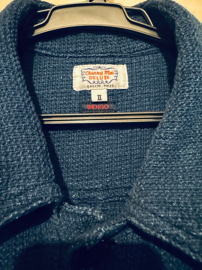 ☆★GAIJINMADE✨タグ付き刺繍入り　コットンカジュアルシャツMサイズ★☆