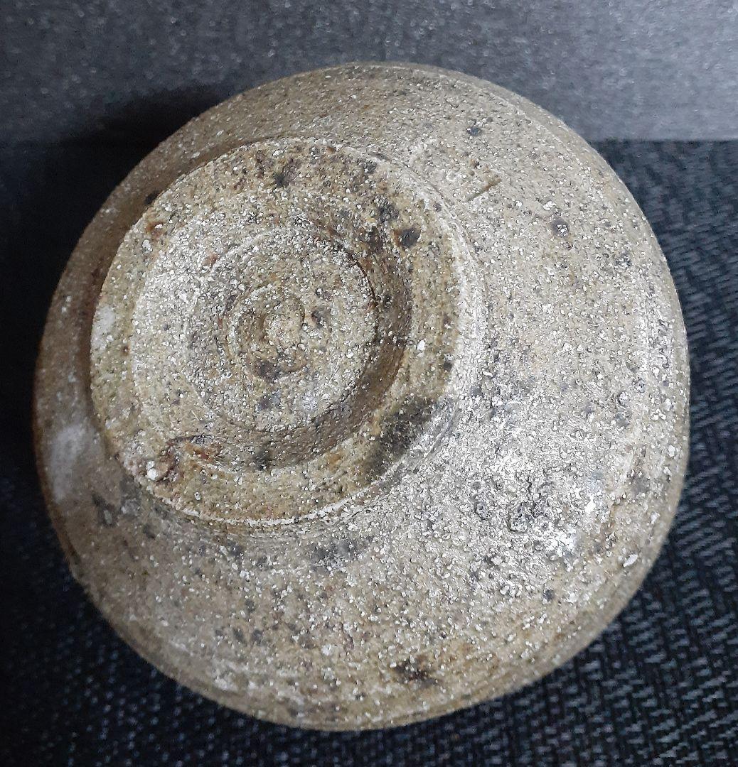 信楽出身　益子窯　名工【三代寺坂常楽】作　
灰釉　茶碗　抹茶茶碗　茶道具　茶器