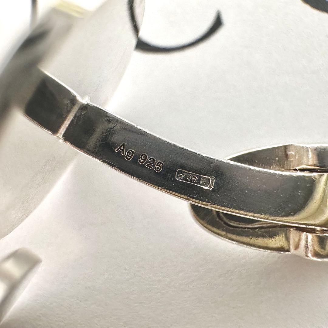 GUCCI ラウンドトップ　シルバー　カフス　Ag925 カフリンクス