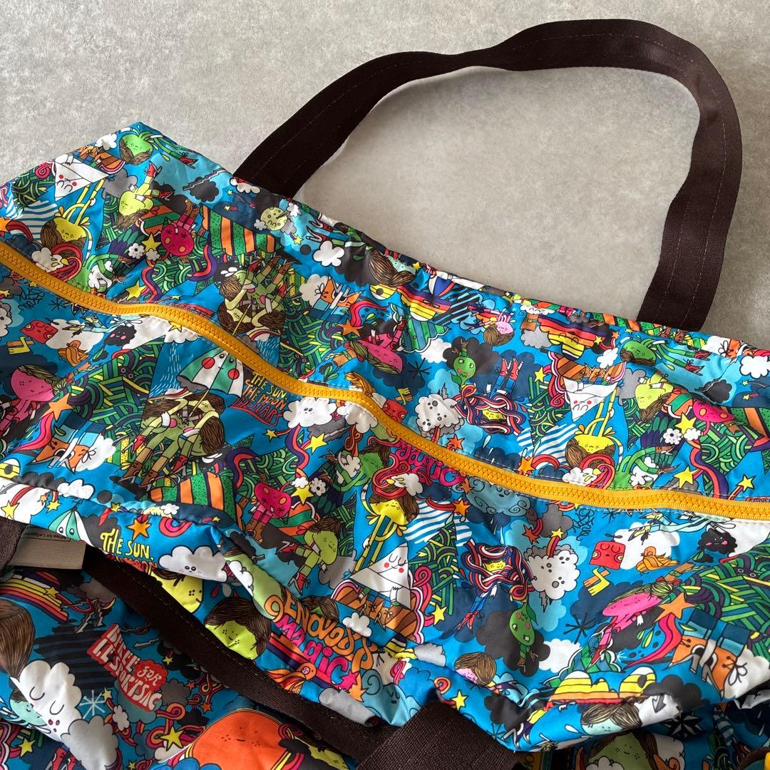 美品【希少】特大 LeSportsacアーティストレジデンス ボストンバッグ