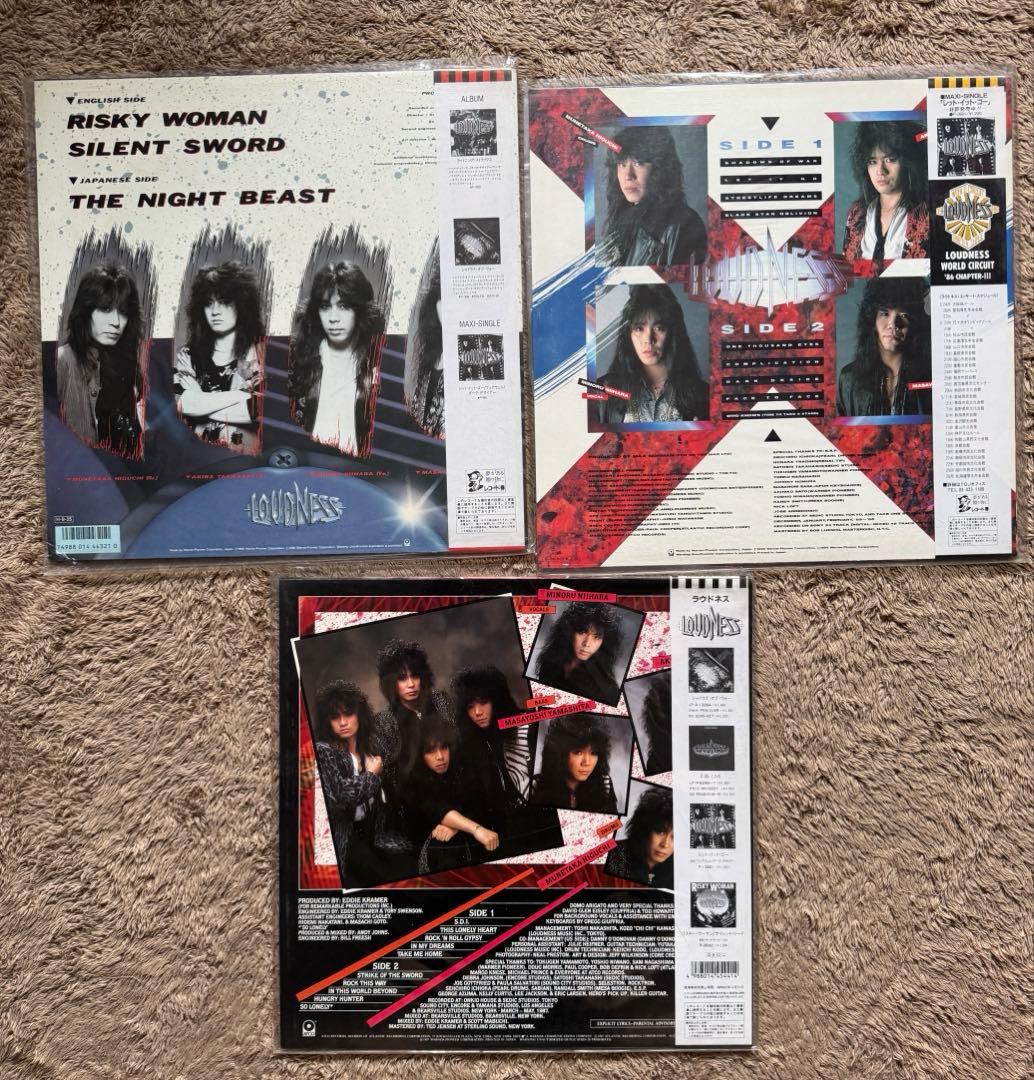 LOUDNESS レコードセット　LP【バラ売り可能】