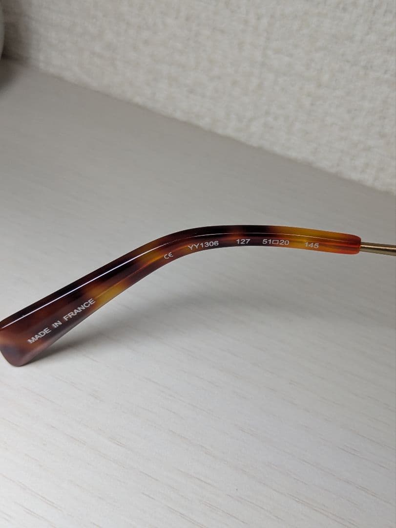 定価約4万円 新品 ヨウジヤマモト YY1306 サングラス フランス製 鼈甲