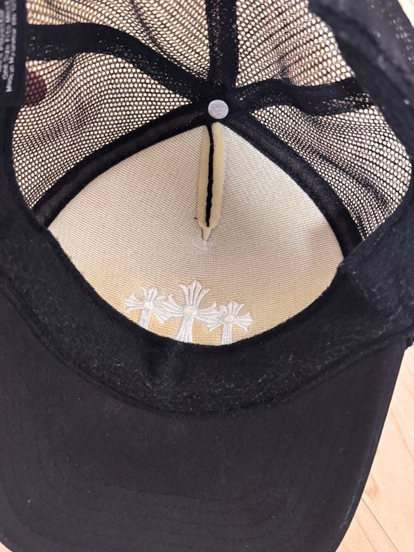 AVALANCHE アバランチ OTTO クロス刺繍 ラメラメ付き 黒キャップ
