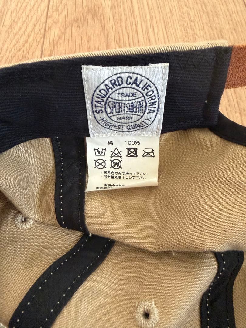 STANDARD CALIFORNIA ベージュキャップ