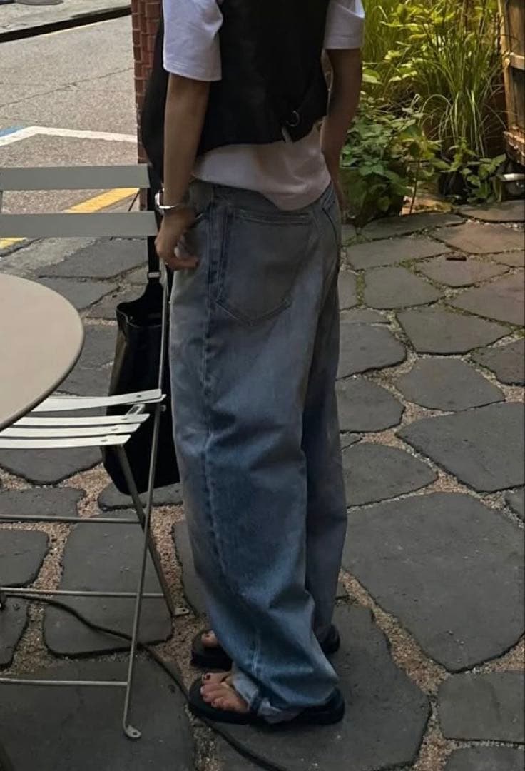 パンツ ok.soon original wide denim