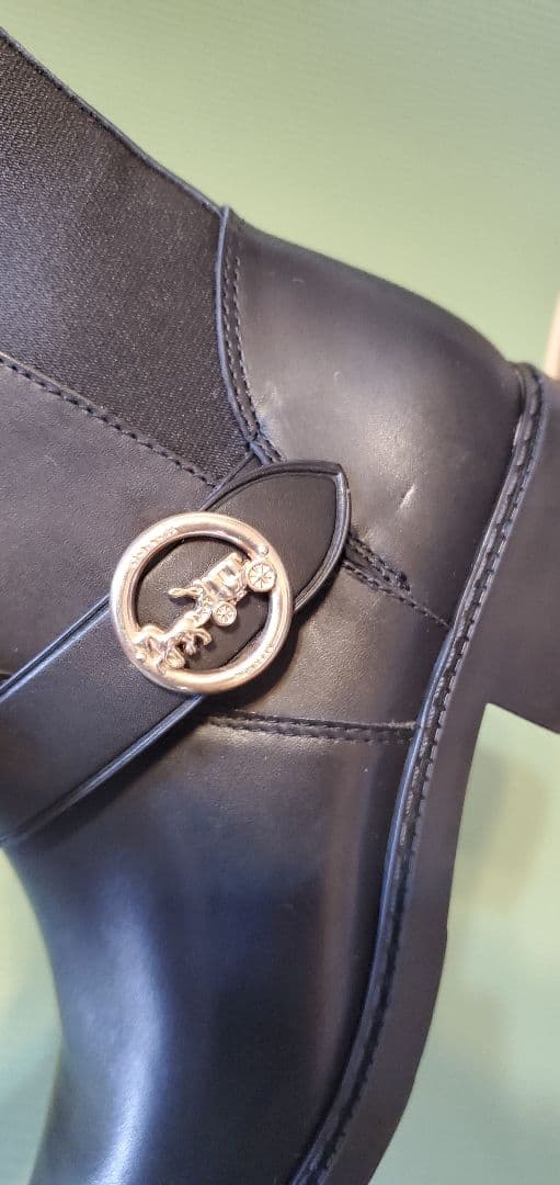 COACH　ブラック　ロングブーツ　23.5㎝