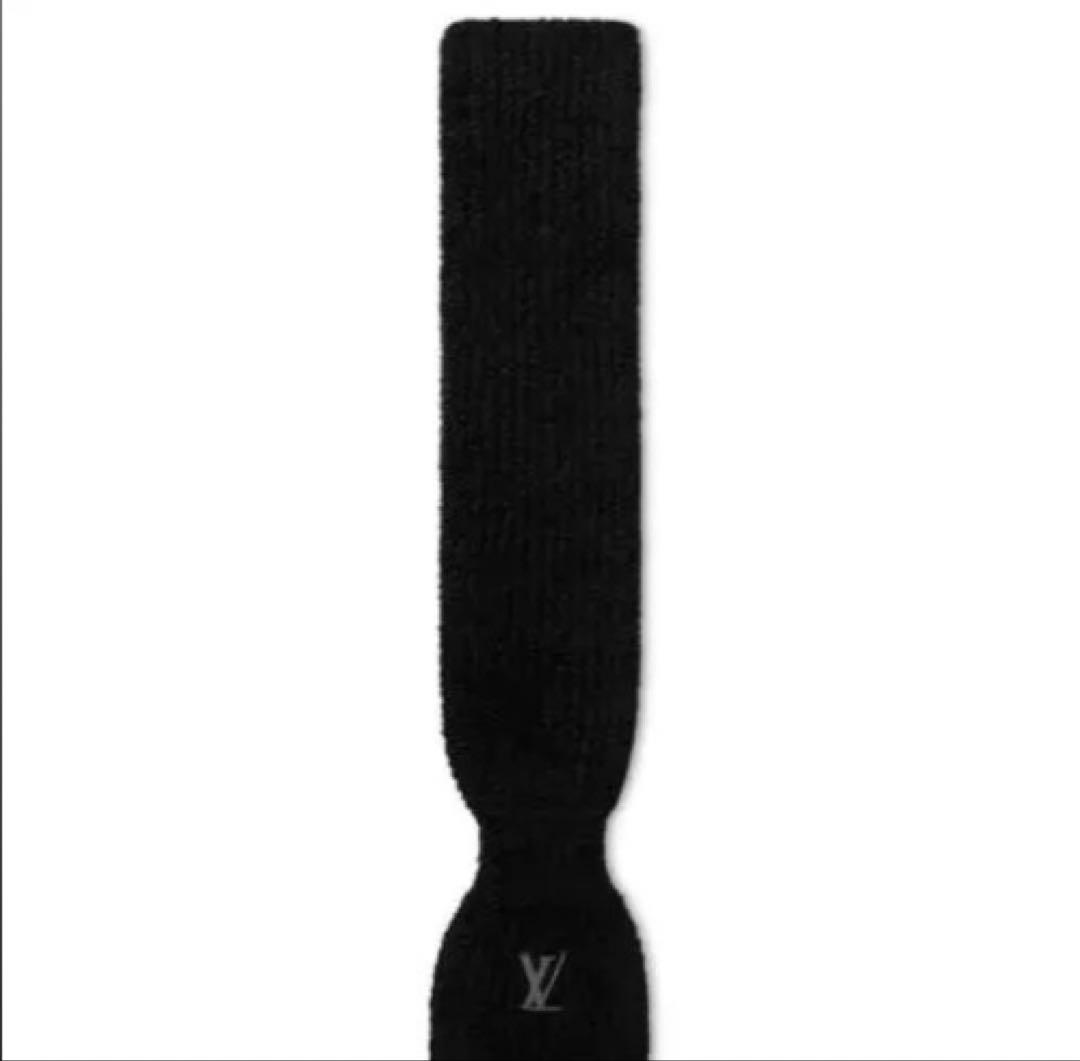 ルイヴィトン　マフラー　オンリー LV・ミニコンフィ　ノワール　新品未使用