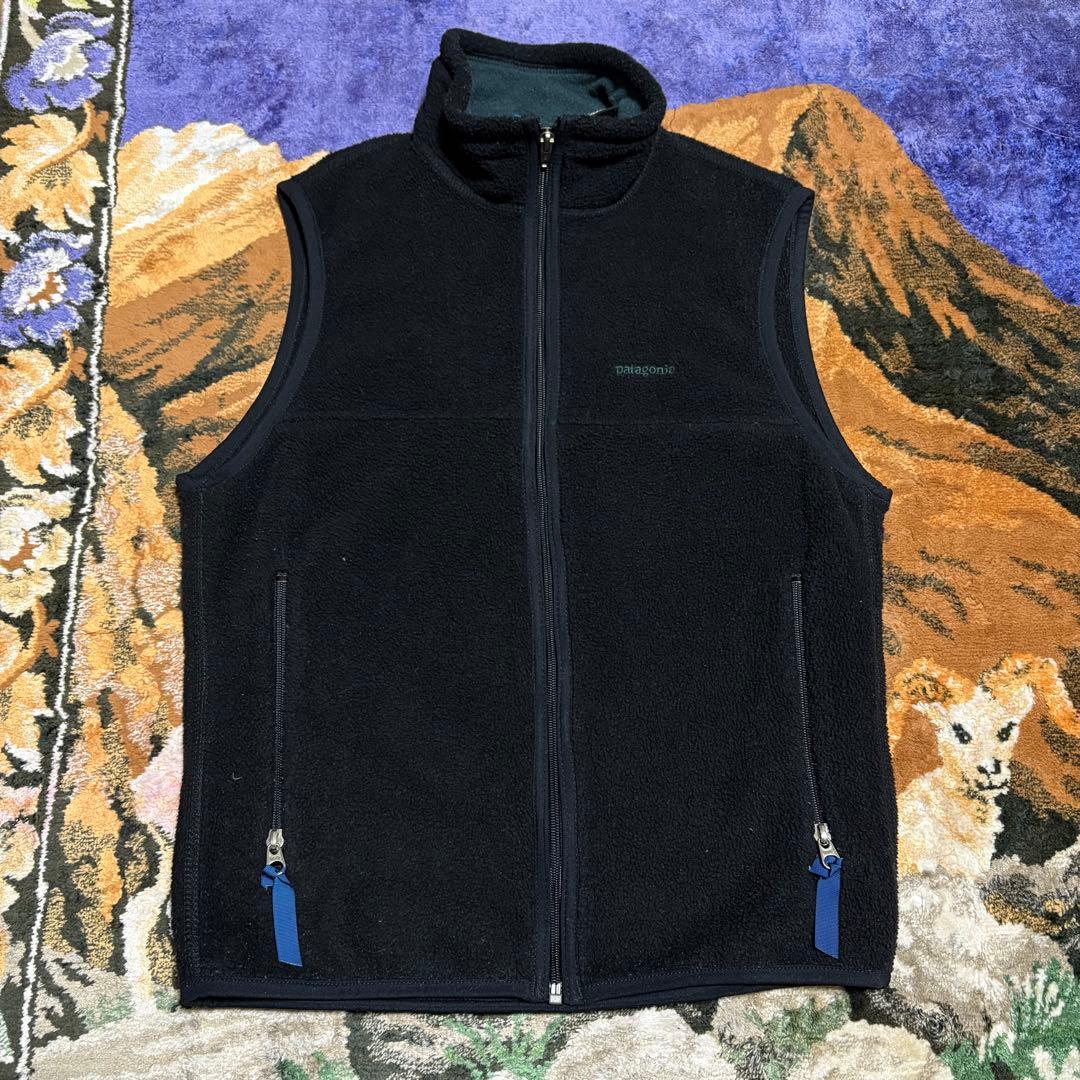 00s patagonia パタゴニア　フリース　ベスト　ジップアップ
