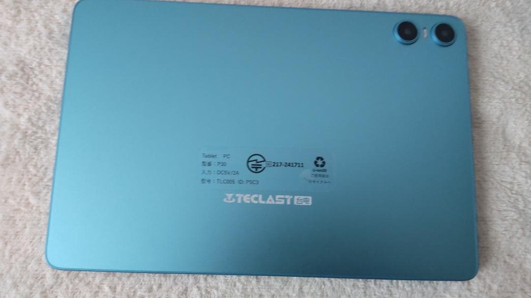 TECLAST P30 10インチ Wi-Fi モデル　Android 14