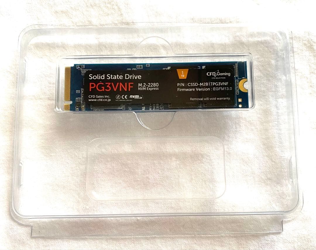 内蔵型SSD CFD PG3VNF M.2 2280 NVMe SSD 1TB
