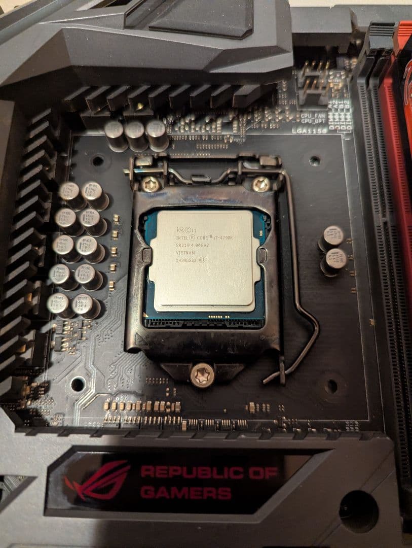 マザーボード i7 4790k Maximus VI Formula G.skill DDR3