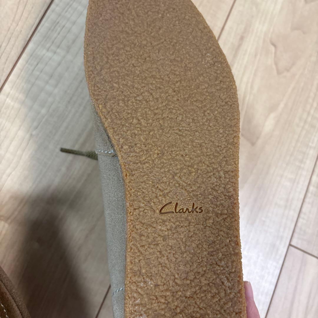 クラークス スエード モカシンシューズ
