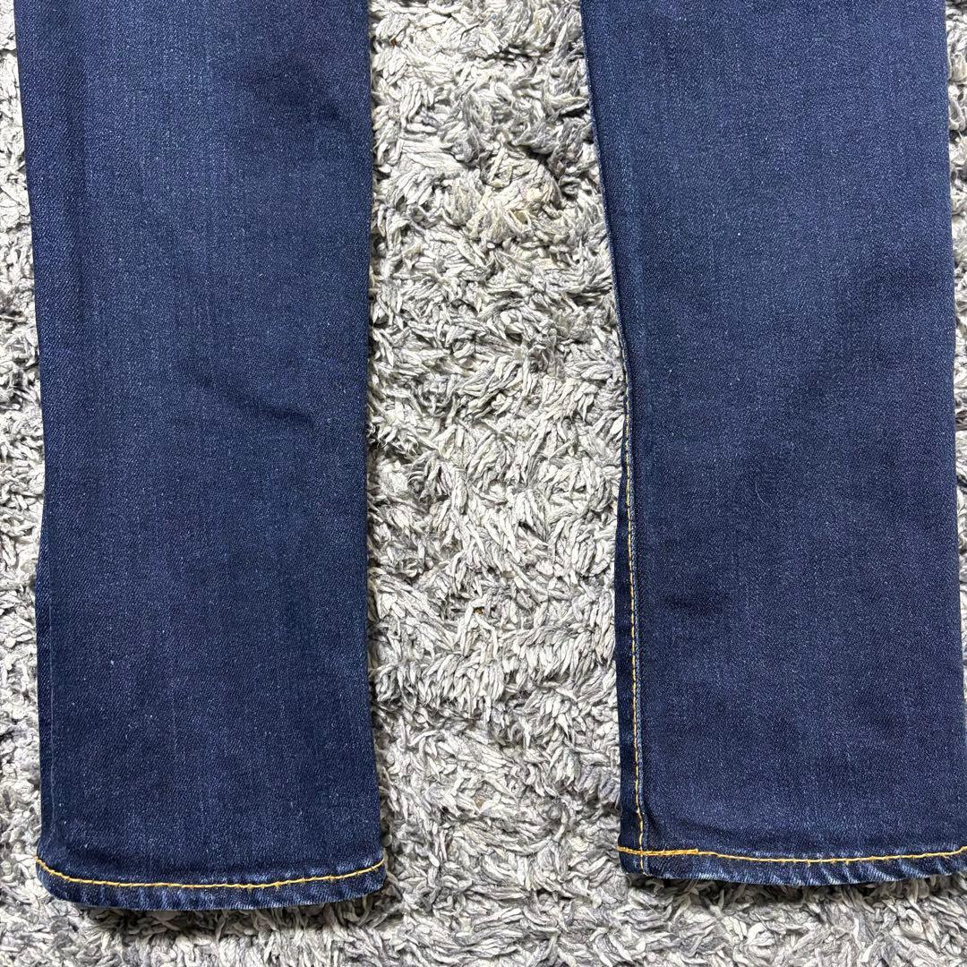 希少 極美品 moussy Rebirth スキニー デニム 27 濃紺