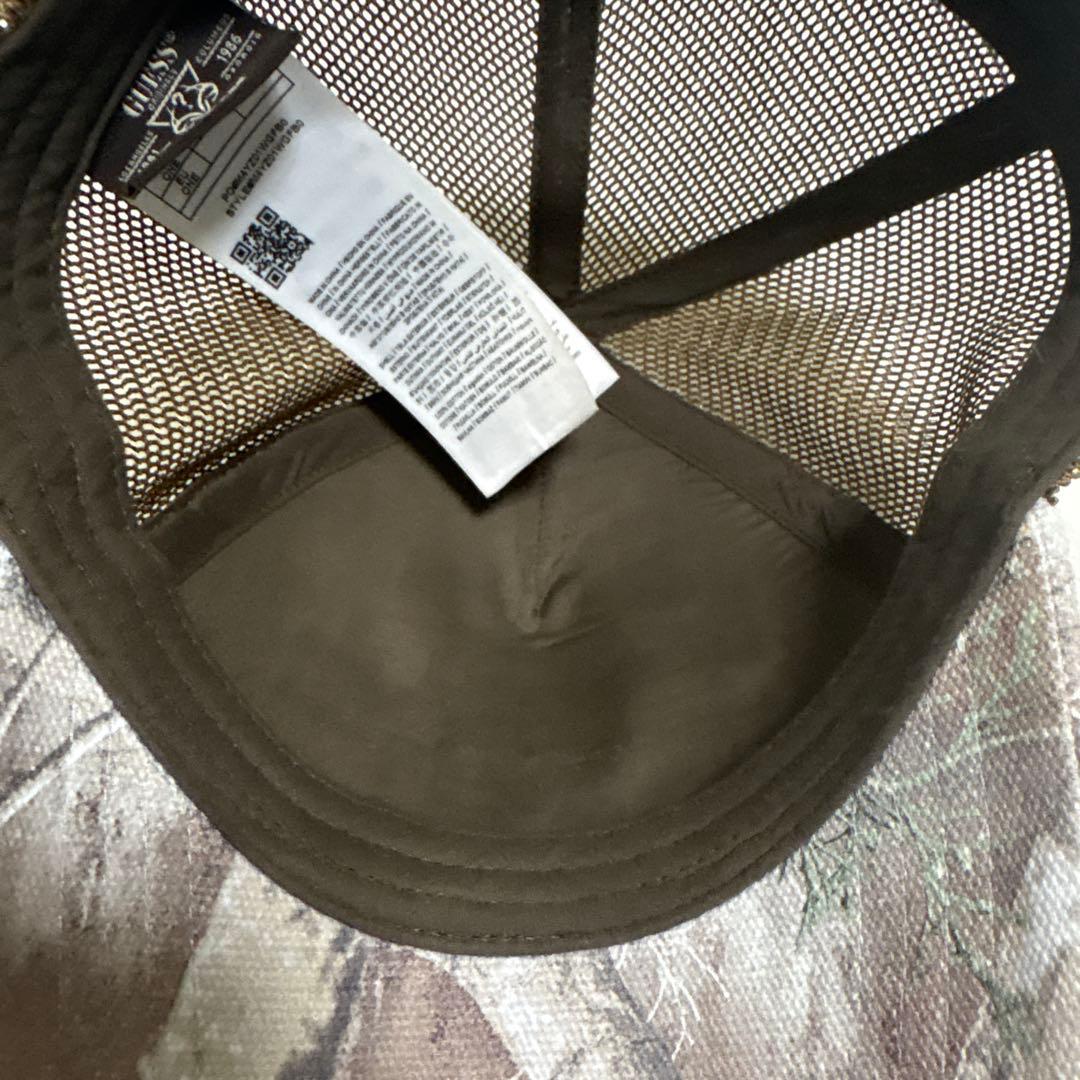 GUESS キャップ　迷彩　　那須川天心着用キャップ