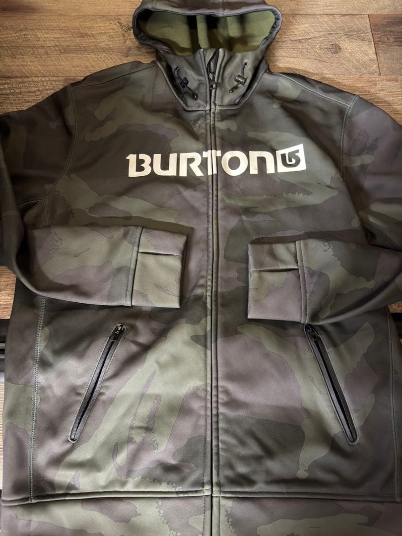 BURTON Lサイズ 撥水パーカー フード付きジャケット スノーボード　メンズ