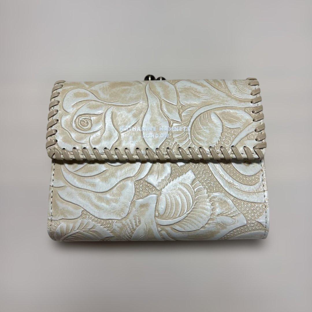 【美品】KATHARINE HAMNETT LONDON 二つ折り財布