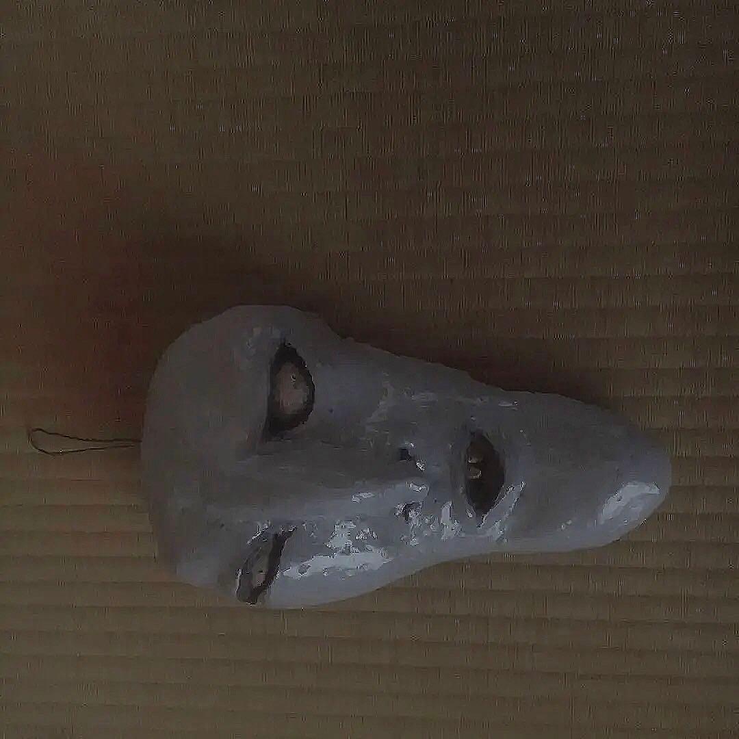特級呪物　頭像　塑像　evil 壁掛けオブジェ　魔除け