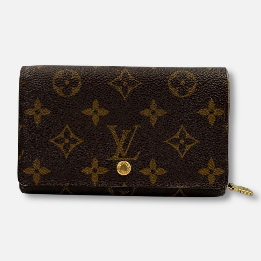 LOUIS VUITTON トレゾール L字ファスナー 財布 モノグラム【美品】