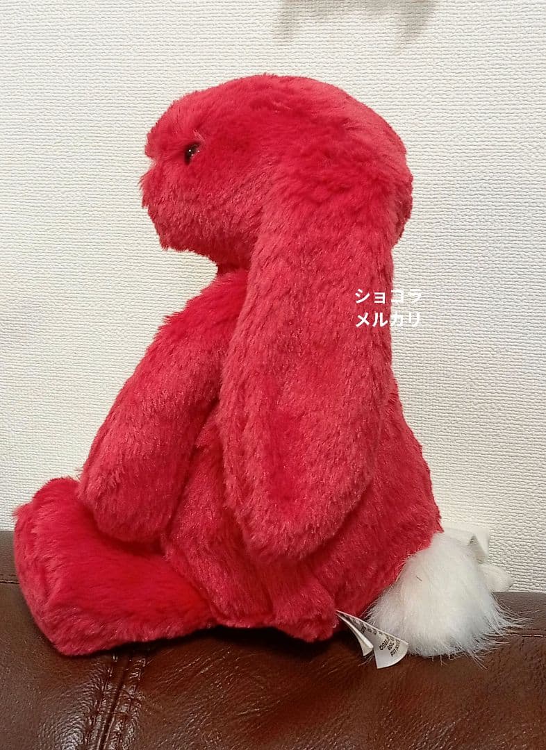  Luxe Bunny Scarlett 赤　うさぎ ぬいぐるみ