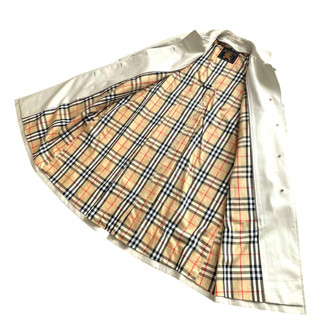 美品 Burberry バルマカーンコート ベージュ 特注品 金タグ ライナー付