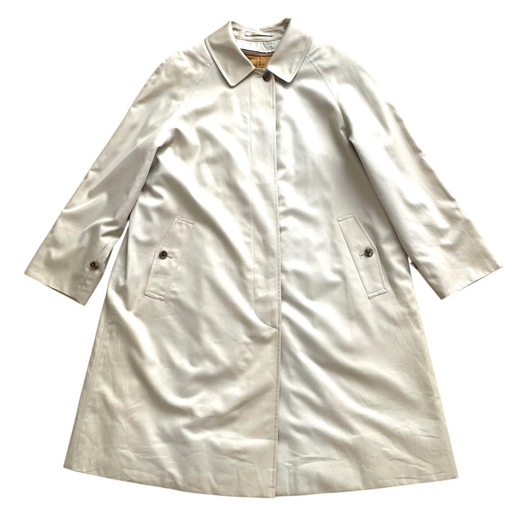 美品 Burberry バルマカーンコート ベージュ 特注品 金タグ ライナー付