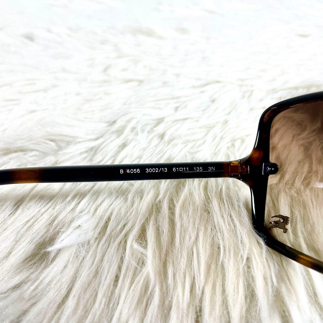 美品　BURBERRY　サングラス　B4056　ブラウンレンズ　べっ甲柄フレーム