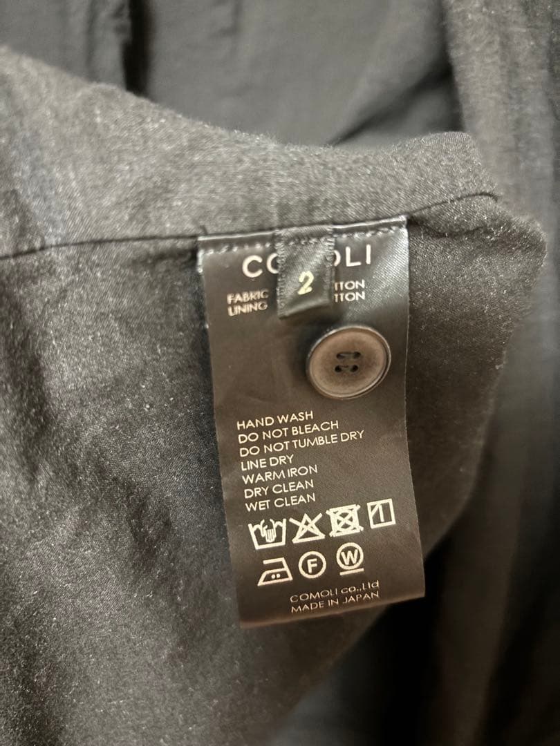 25SS COMOLI KHADIコットンジャケット【2】