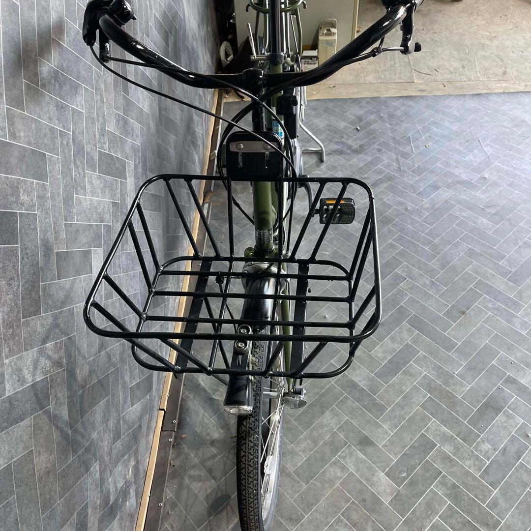 電動アシスト自転車 オリーブグリーン