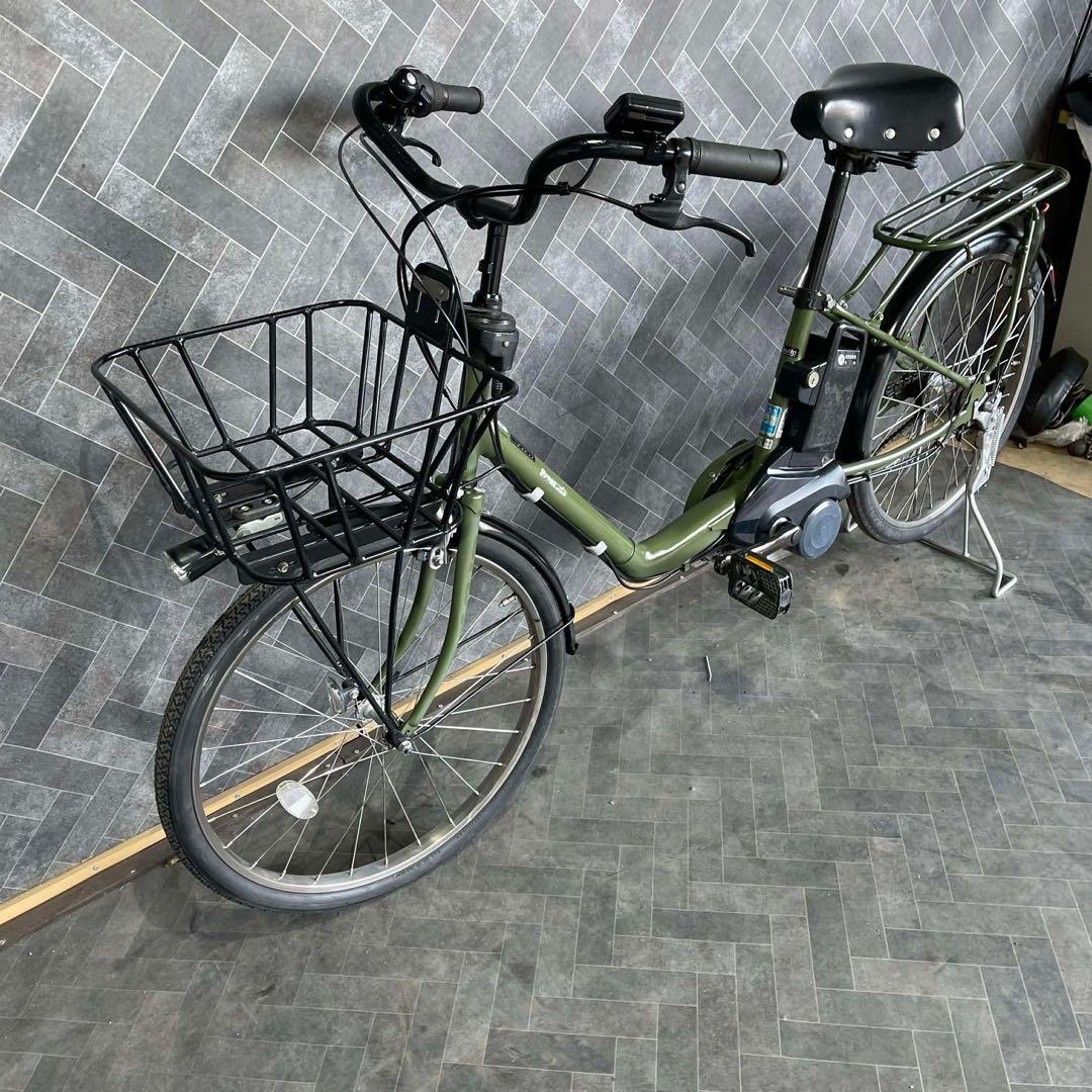電動アシスト自転車 オリーブグリーン