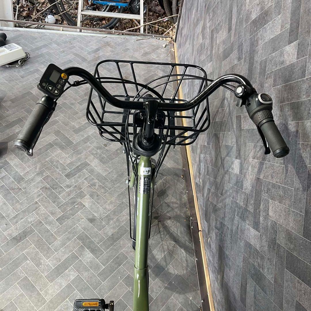 電動アシスト自転車 オリーブグリーン