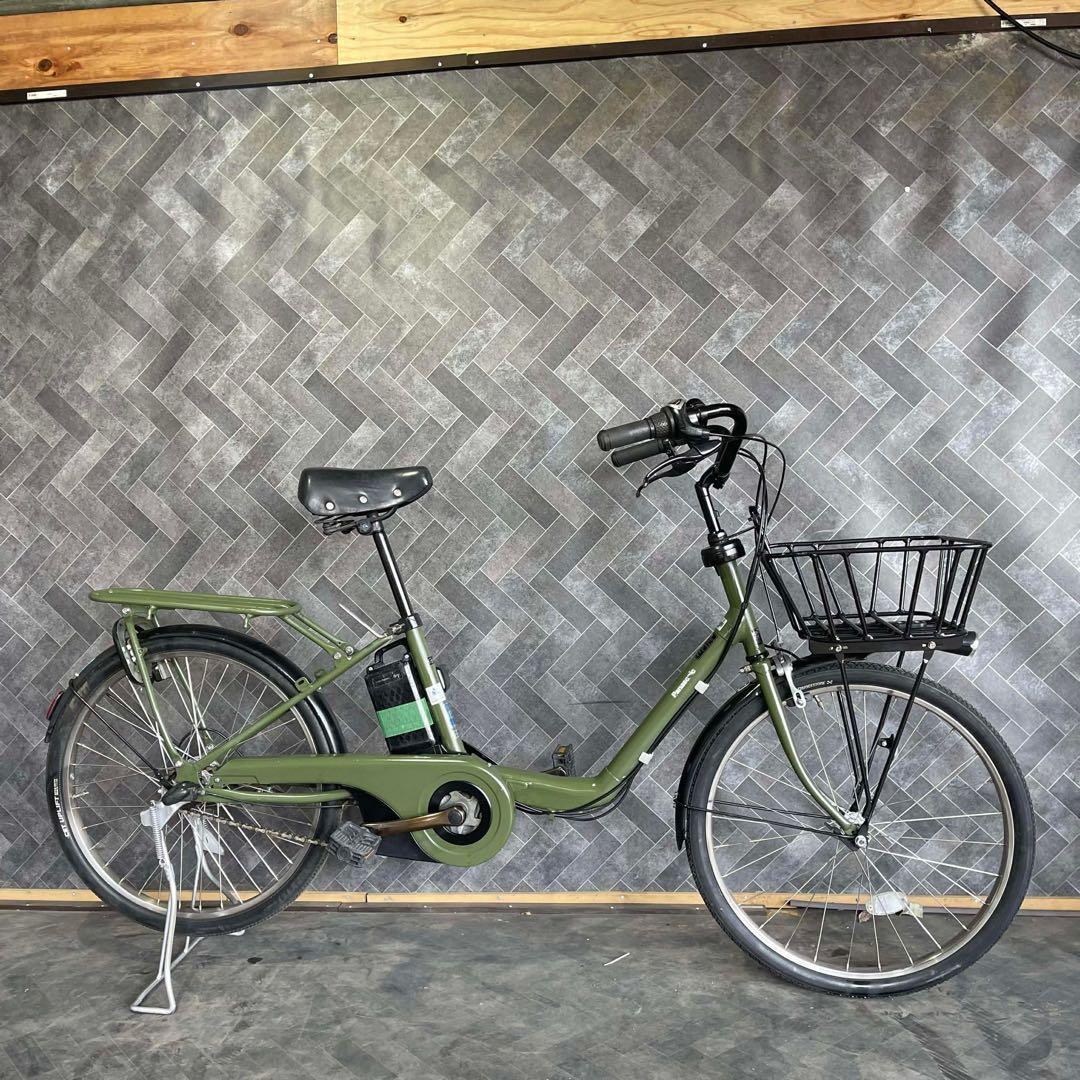 電動アシスト自転車 オリーブグリーン