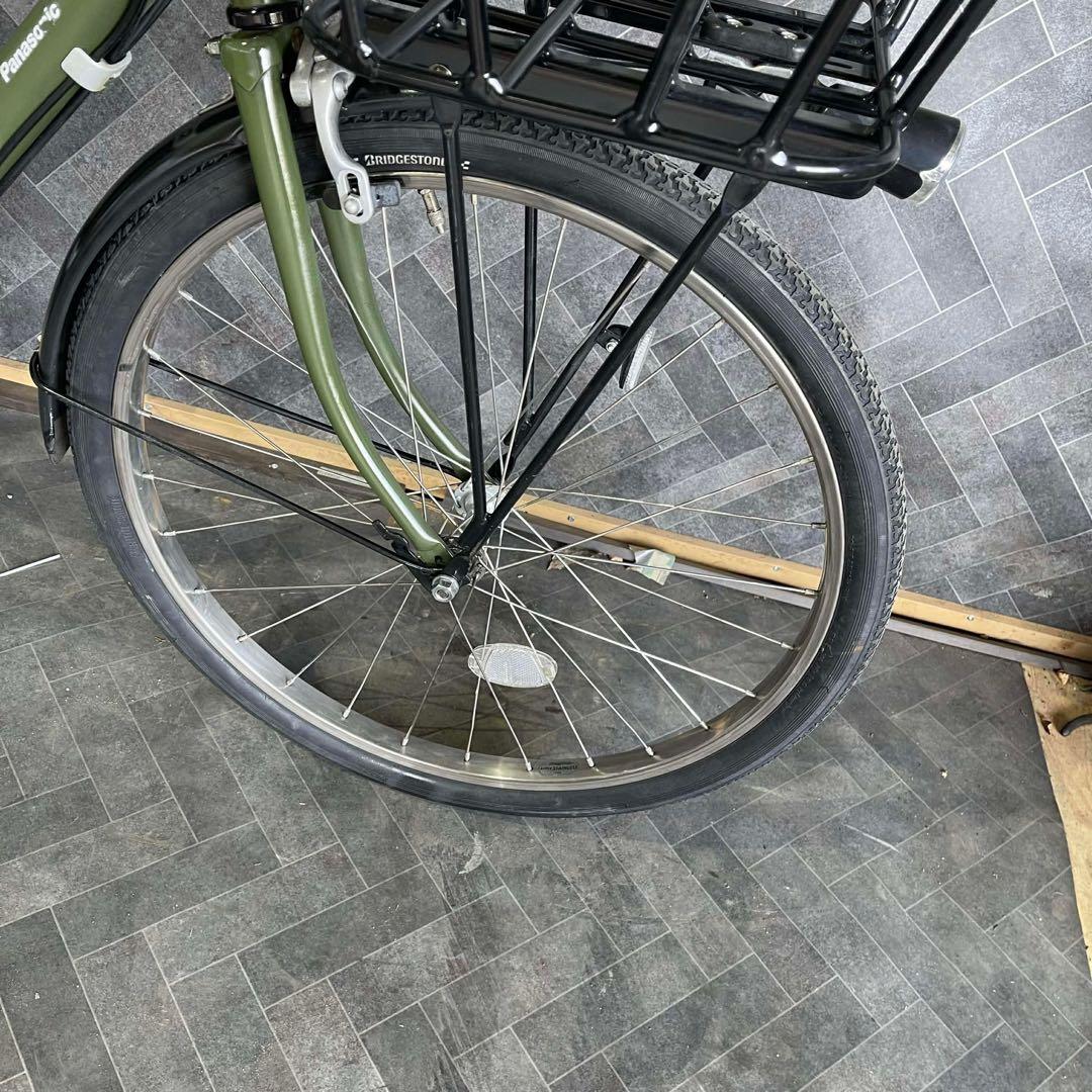 電動アシスト自転車 オリーブグリーン