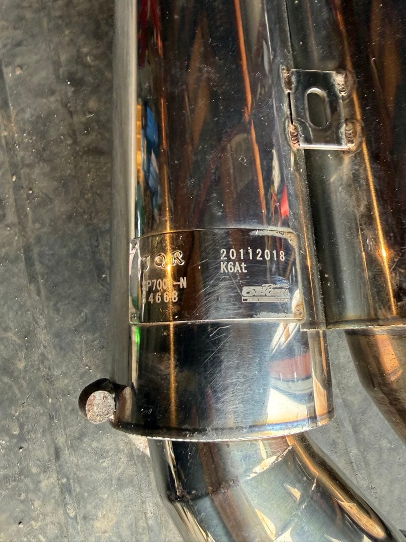 jb23w 5zigen マフラー　ショートバンパー用