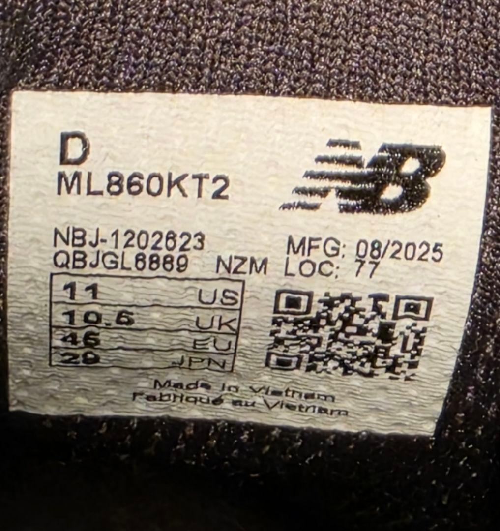 KITH × New Balance 860V2 \"Espresso\"　29cm