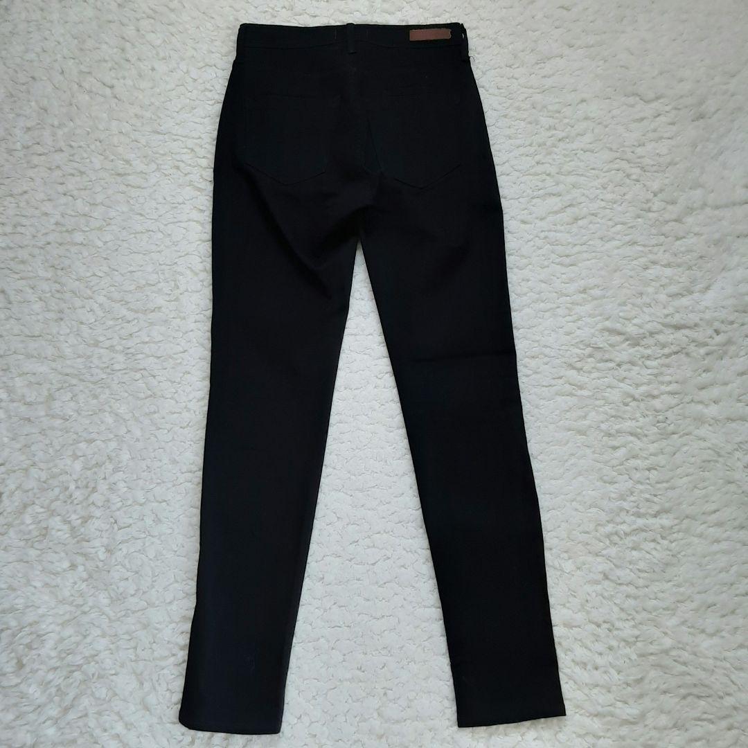 美品 ヤヌーク　パトリシア　ブラック　ストレッチ　24 ブラック スキニー