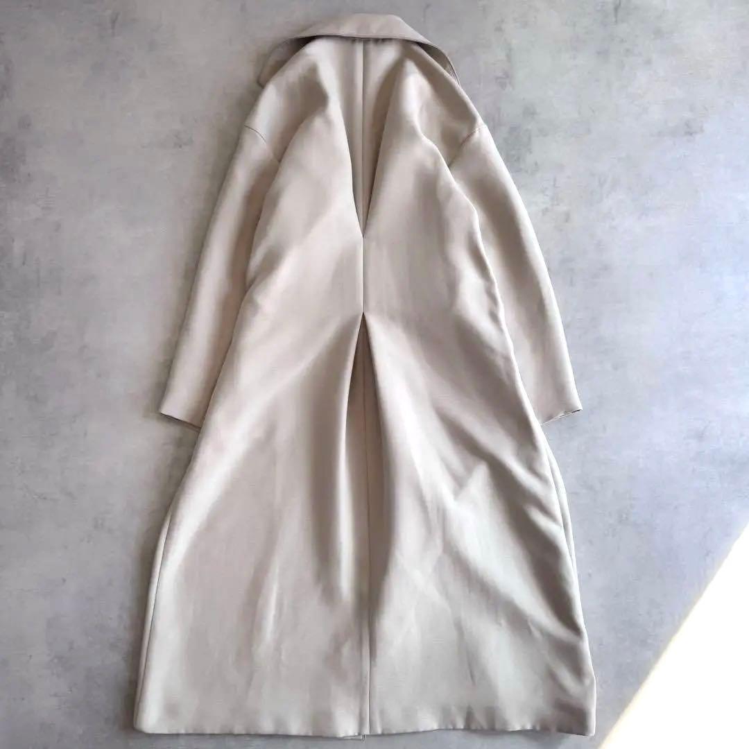 格安▲定価3万▲ノーブル ロングコート ベルト付き ベージュ きれいめ 春 M
