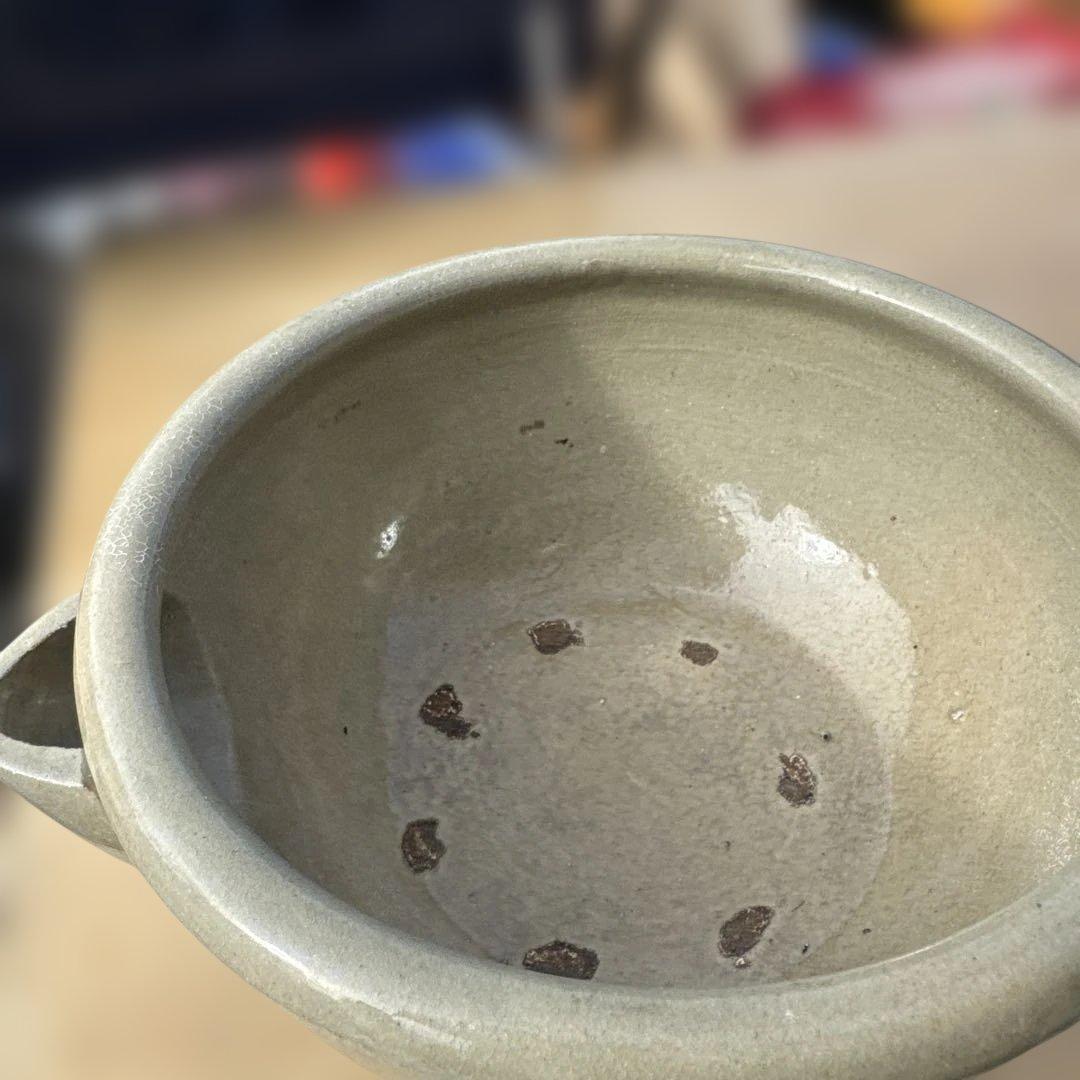 古道具　陶器　片口鉢　瀬戸焼？