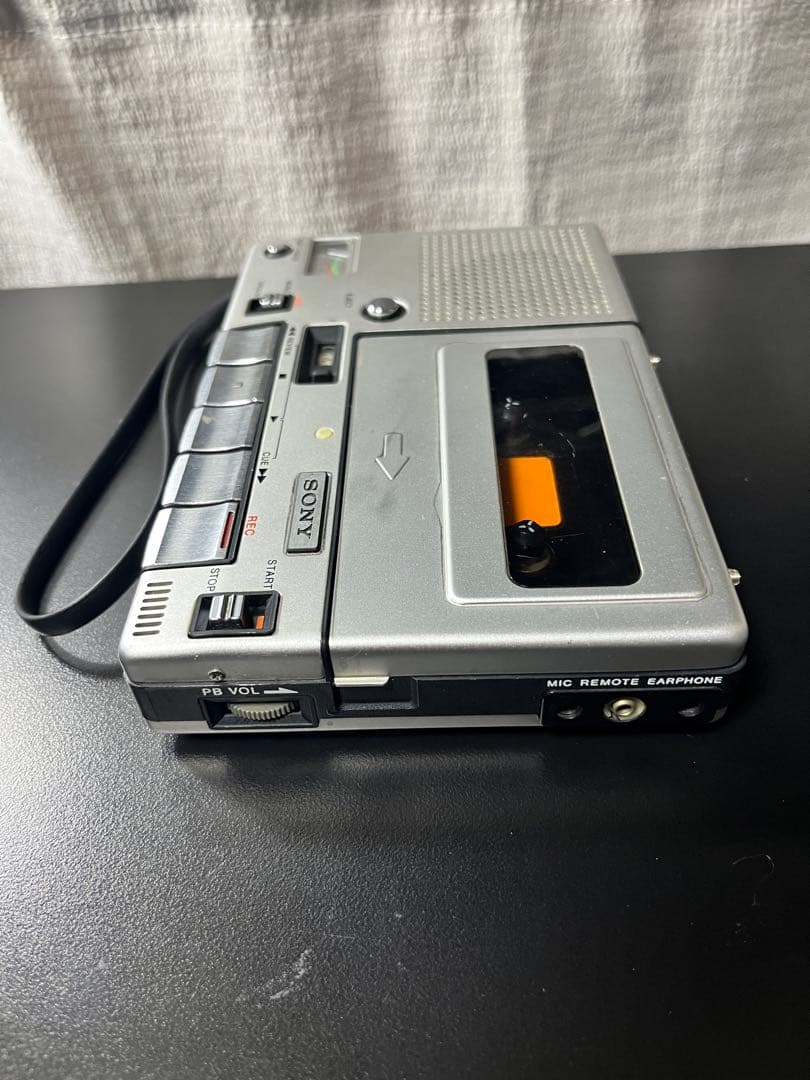 ♫ 通電確認済SONY カセットプレーヤー TC-1100 ACアダプター付