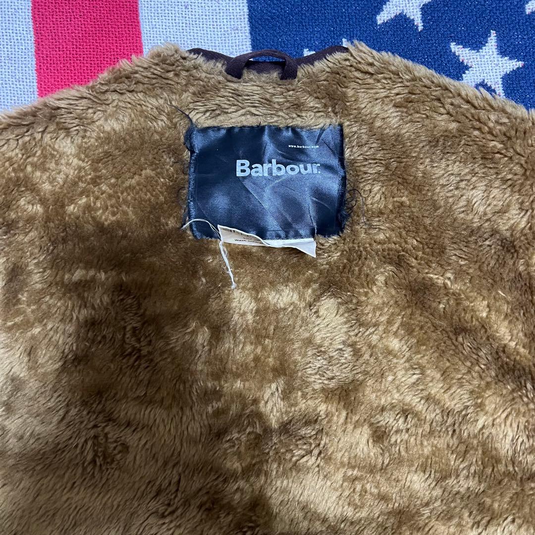 90s〜 Barbour バブアー ボアライナー ベスト ポケット付き