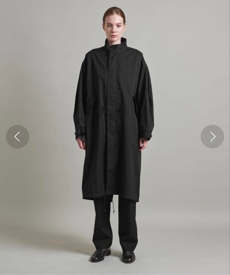 ＜LOEFF＞ミリタリー スタンドカラー コート UNISEX