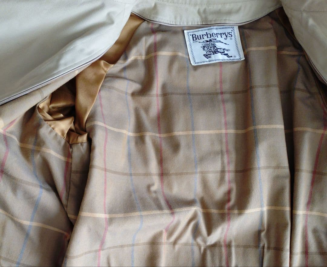 Burberry トレンチコート ベージュ　白タグ '90年代