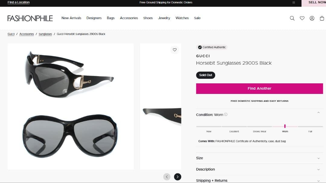 GUCCI サングラス GG 2900/S ブラック
