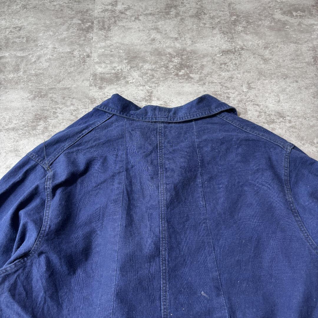 50-60s コットンツイル メタルボタン フレンチワークジャケット