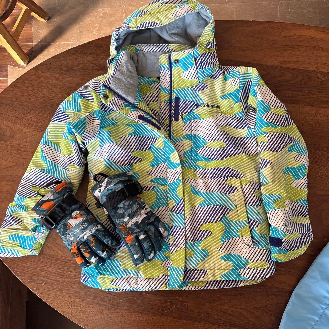 Columbia 子ども用スキーウェア グローブ付き