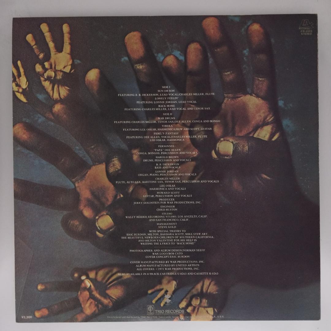◆LP◆帯付◆ウォー/ウォー・ファースト（戦争がやってくる）◆プロモ盤
