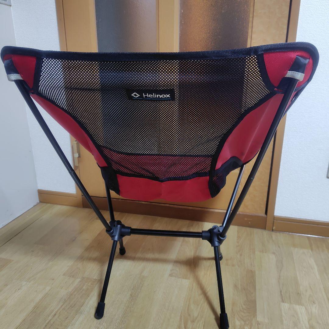 Helinox メッシュ アウトドアチェア レッド