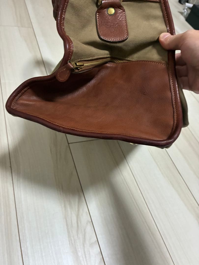 グルカ カーキ×ブラウン N0.2 エクスプレスボストンバッグ