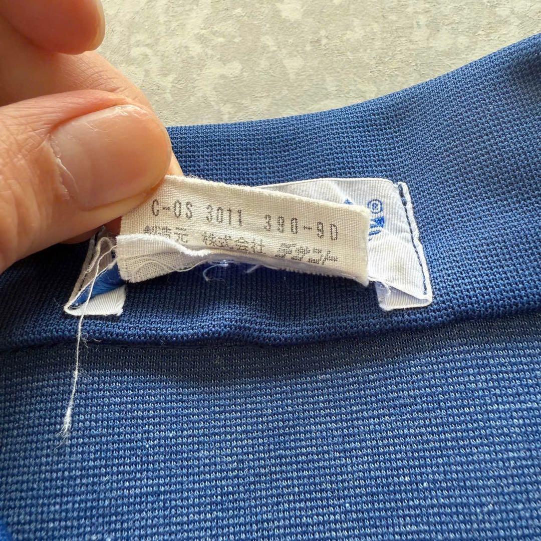 美品 70s adidas デサント製 メタルボタン ニットジャケット