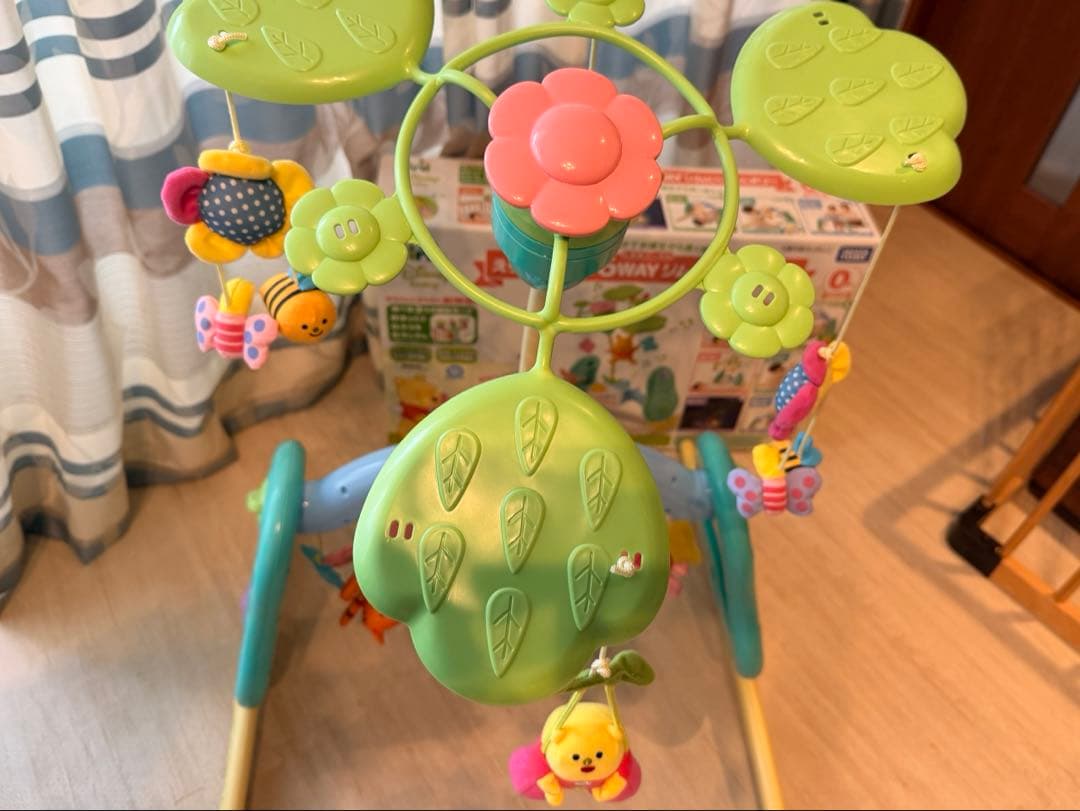 【美品】タカラトミー くまのプーさん メリー 6WAY ジム おまけ付き
